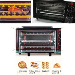 2788 3 in 1 Breakfast Maker Portable Toaster Oven  Grill Pan   Coffee Maker Full Breakfast Ready at One Go