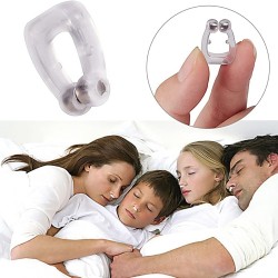 0349 Anti Snore device for men and woman Silicone Magnetic Nose Clip For heavy Snoring sleeper  Snore Stopper  Anti Snoring Device  1 Pc 