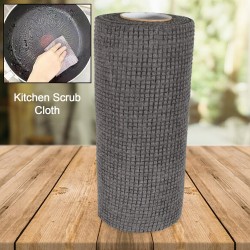 8190 Durable Kitchen Scrub Cloth  Microfiber Cleaning Cloth Roll  Kitchen Wear Resistant Cloth 20  22cm  Multipurpose Cleaning Cloths for Kitchen  1pc 