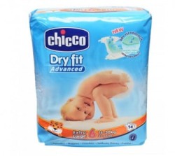 Diaper Dry Fit ADV Chicco XL 14*10 