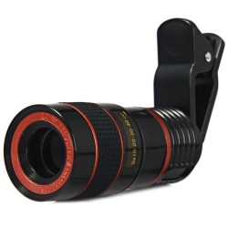 319 Clip on 8X Optical Zoom Telescope Phone Camera Lens