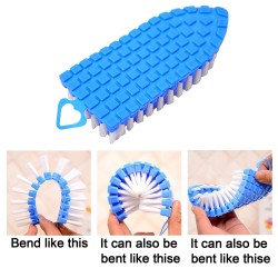 Flexible Plastic Cleaning Brush for Home  Kitchen and Bathroom 