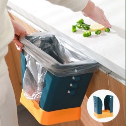 9451 Waste Bin  Trash Can  Waste Container  Expandable Trash Can  Plastic Trash Can  Plastic Garbage Can Expandable Trash Bag Holder Large Capacity for Kitchen Bathroom  Living Room Bedroom Outdoor  1 Pc 