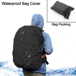 4100 Heavy Waterproof Nylon Rain Cover Dust Cover   Elastic Adjustable for Laptop Bags and Backpacks  School Bag Waterproof Cover  Dust Proof  Backpack  Laptop Bag Cover  1Pc 