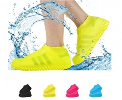 4919 Shoe Cover  small size  for rain Reusable Antiskid Waterproof Boot Cover Shoe Protector for Bike Silicone  1 Pair 