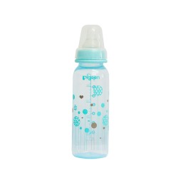 Pigeon Peristaltic Clear Nursing Bottle RPP 240ml Blue Abstract
