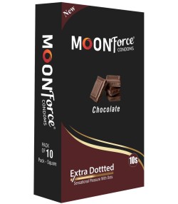 MOON FORCE Extra Dotted Pack of 10 CHOCOLATE
