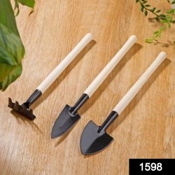 1598 Kid's Garden Tools Set of 3 Pieces Trowel Shovel Rake