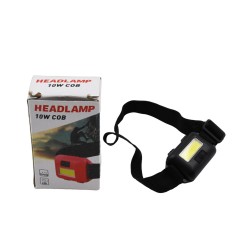 9377 Head lamp Flashlight Waterproof Portable Lantern Headband Light Torch Lamp for Outdoor Camping Hiking Backpack Cycling  Running Hunting 10W Cob 1 Pc 