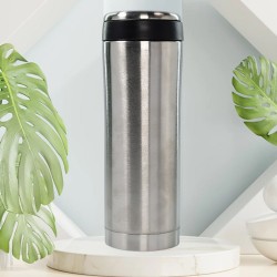 6446 450Ml STAINLESS STEEL WATER BOTTLE FOR MEN WOMEN KIDS   THERMOS FLASK   REUSABLE LEAK PROOF THERMOS STEEL FOR HOME OFFICE GYM FRIDGE TRAVELLING