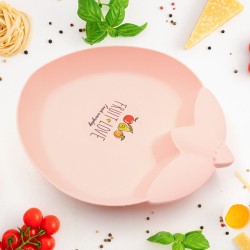 5758  Strawberry Shape Plate Dish Snacks   Nuts   Desserts Plates for Kids  BPA Free  Children   s Food Plate  Kids Bowl  Serving Platters Food Tray Decorative Serving Trays for Candy Fruits Dessert Fruit Plate  Baby Cartoon Pie Bowl Plate  Tableware  1 P