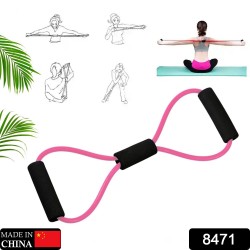 8471 Sport Resistance Loop Band Yoga Bands Rubber Exercise Fitness Training Gym Strength Resistance Band  Exercise Equipment  Bands for Working Out  1 Pc Mix Color 
