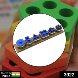 3922 Geometrix Board used in all kinds of household and official places specially for kids and children for their playing and enjoying purposes.