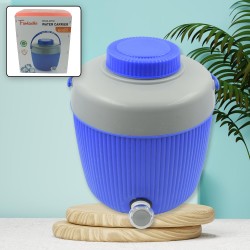 5751 Insulated Water Jug  Insulated Plastic Water Jug with a Sturdy Handle  Water Jug Camper with Tap Plastic Insulated Water Water Storage Cool Water Storage for Home   Travelling  6000 ML  