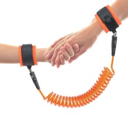 0371 Baby Safety Rope  Anti Lost Safety Wrist Bracelet for Baby Child with Extra Long Harness Strap Walking Hand Belt  Comfortable Children s Harness for Toddlers Kids  Maximum length to 2 5M 