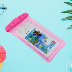6386 Waterproof Pouch Zip Lock Mobile Cover Under Water Mobile Case For All Type Mobile Phones