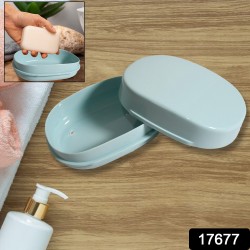 17677 Soap Container  Soap Box Household Kitchen and Bathroom Can Use PP Material Drain Box  Soap Dish   for Bathroom Shower Home Outdoor Camping   1 Pc 