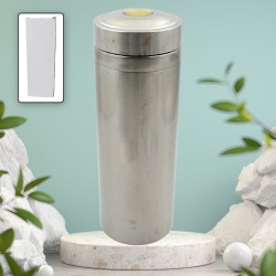6441 Stainless Steel Water Bottle for Men Women Kids   Thermos Flask   Reusable Leak Proof Thermos steel for Home Office Gym Fridge Travelling  800 ML Approx 