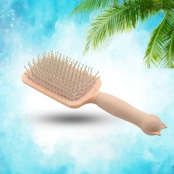 12547 Massage Comb  Massage Hair Brush Ergonomic Matt Disappointment for Straight Curly Hair Cushion Curly Hair Comb For Detangling Professional Comb For Men And Women for All Hair Types  Home Salon DIY Hairdressing Tool   1 Pc   24 Cm 
