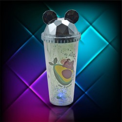 6883D LED Light Unicorn Kids water sipper   Water Sipper For Boys  1 pcs  Space Water Sipper for Kids   BPA Free  Leak Proof  and Easy to Clean  School and Outdoor for Kids   Boys Birthday Return Gifts