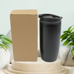 12523 Stainless Steel Vacuum Insulated Coffee Cups Double Walled Travel Mug  Car Coffee Mug with Leak Proof Lid Reusable Thermal Cup for Hot Cold Drinks Coffee  Tea  1 Pc 