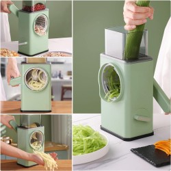 5775 Stainless Steel Vegetable Chopper  Veg Chopper and Dicer with 6 Blades   Brush Kitchen Multifunctional Mandoline Vegetable Slicer for Veggies  Onion  Garlic  Potatoes Fruits  Cookie  Oreo Vegetable Cutter Stable Suction Base for Home Kitchen