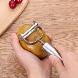 5505 Multi Function 2 in 1 Potato Peeler and Julienne Cutter  Stainless Steel Potato Peeler  grated Carrot  grated  Suitable for Peeling and shredding Fruit and Vegetables Kitchen Accessories  1 Pc 