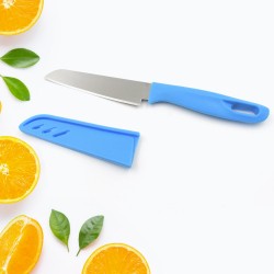 5782 Stainless Steel Knife For Kitchen Use  Knife Set  Knife   Non Slip Handle With Blade Cover Knife  Fruit  Vegetable Knife Set  1 Pc 