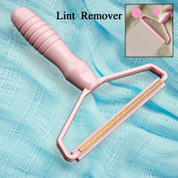 12850 2in1 Portable Lint Remover for Home Use   Use for Removing Lint Dust in Furniture and Wool Clothes Sweater Carpet   Woolen Fabrics Brush Sticky Lint Roller with Long Handle  1 Pc 