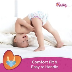 0967 Baby Diaper High Absorbent Pant Diapers   Champs Soft and Dry Baby Diaper Pants S 5 Pcs  Large   L5 Pieces 