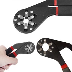 9062 Multi Function Hexagon Universal Wrench Adjustable Bionic Plier Spanner Repair Hand Tool  Small  Single Sided Bionic Wrench Household Repairing Wrench Hand Tool