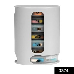 0374 Pill Pro 7 Day Weekly Tablet Medicine Organizer Box