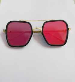 red glass sunglass