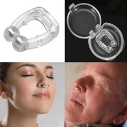 0337 Anti Snore device for men and woman Silicone Magnetic Nose Clip For heavy Snoring sleeper  Snore Stopper  Anti Snoring Device  1 Pc 