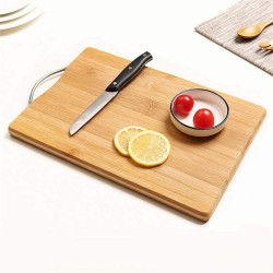 2920 Wooden Chopping     Cutting Board with Anti Skid Mat
