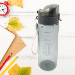 7330 Plastic water bottle Outdoor Sport Bottle With Carry Case  leak proof BPA free for travel cold and hot water Plastic water bottle with daily water intake for gym and children  Home  Travel  Office Use  1 pc  