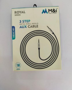 m and i royal series metal shell mould aux cable