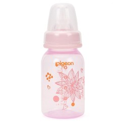 Pigeon Peristaltic Clear Nursing Bottle RPP 120ml Pink Floral