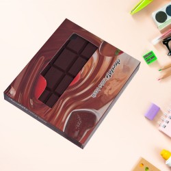 4528 Small Chocolate Scented Diary Memo Notebook in Rectangular Chocolate Bite Shape with Original Chocolate Smell Personal Pocket Diary  Dairy book with Plain Pages for Kids