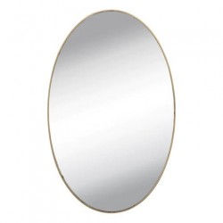 9198 SMALL OVAL FRAME LESS MIRROR WALL STICKER FOR DRESSING