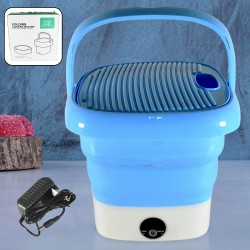 12679 Portable Washing Machine  Mini Folding Washer and Dryer Combo  for Underwear  Socks  Baby Clothes  Travel  Camping  RV  Dorm  Apartment  